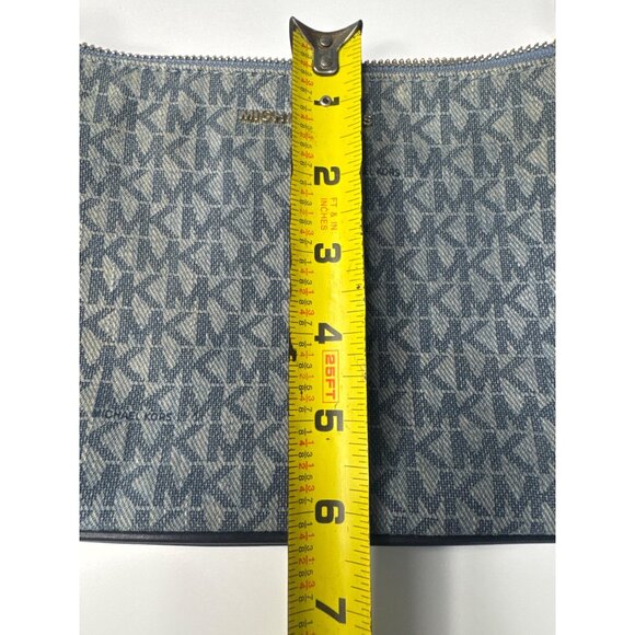 Michael Kors Denim & Canvas Convertible Crossbody Bag - Picture 12 of 14